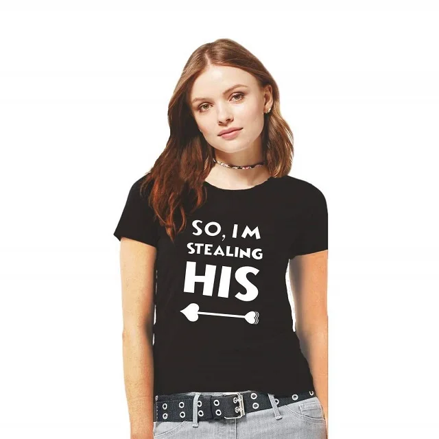 Exclusive Summer Range Half Hand Stylish 100% Cotton Comfortable Eco Friendly Machine Washable Custom Printed Female Neck Tshirt