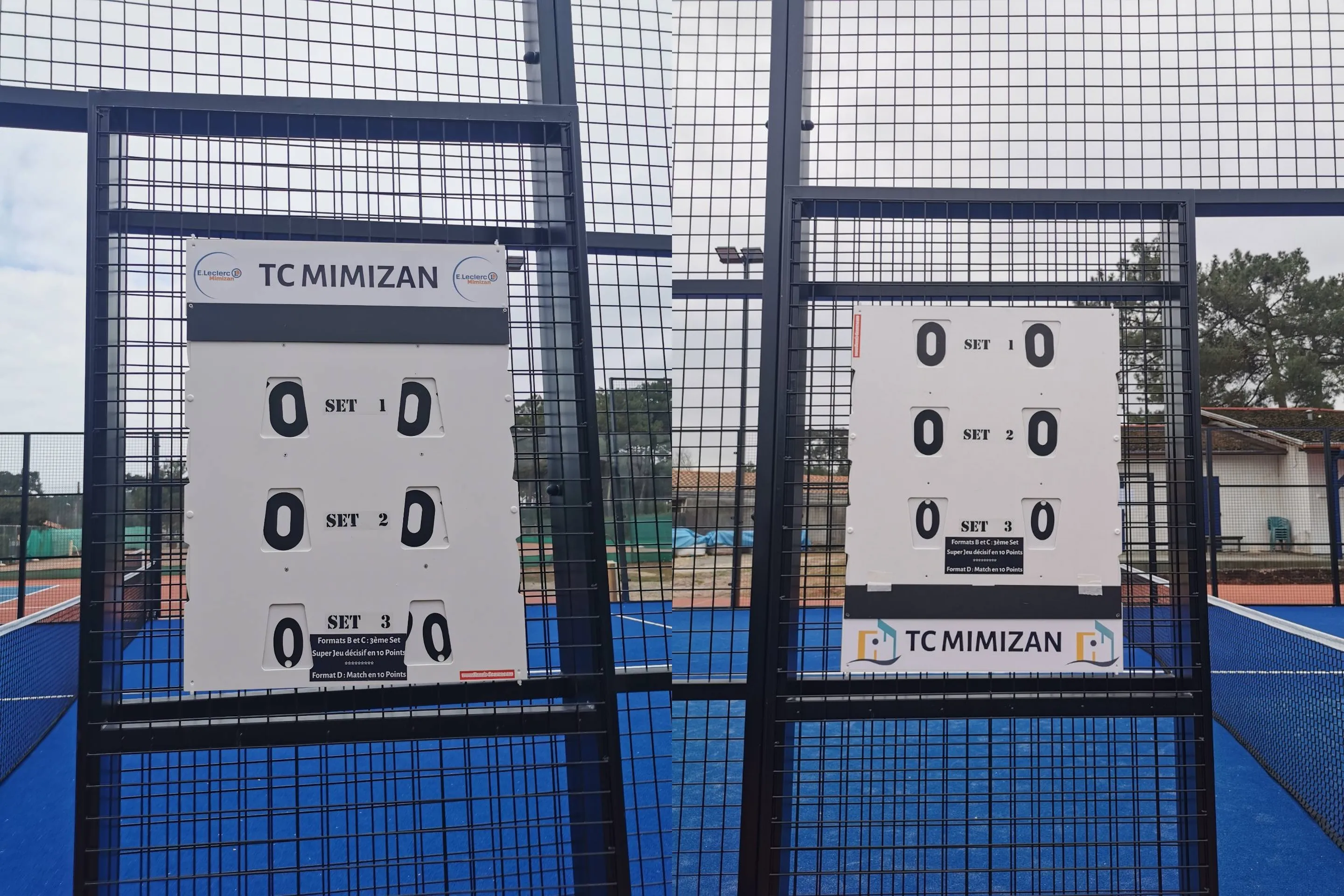 Manual 60 X 80 cm Sports Scoreboard Indoor Outdoor All Weather Use for Padel Tennis Basketball Handball-Sports Court Equipment