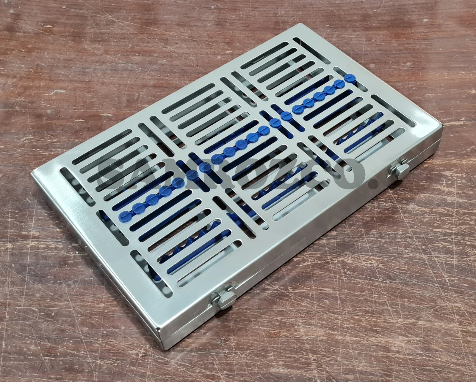Dental Sterilization Sterile Instrument Cassette for 20pcs Detachable Autoclave Stainless Steel Cassette Tray Rack Box