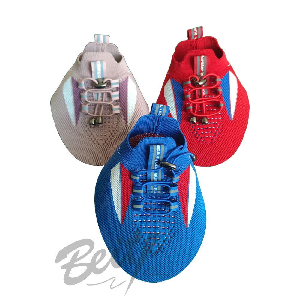 Popular Children Knit Casual Fly Knit Shoe Upper Part Kid Walking Knitting Shoe Top