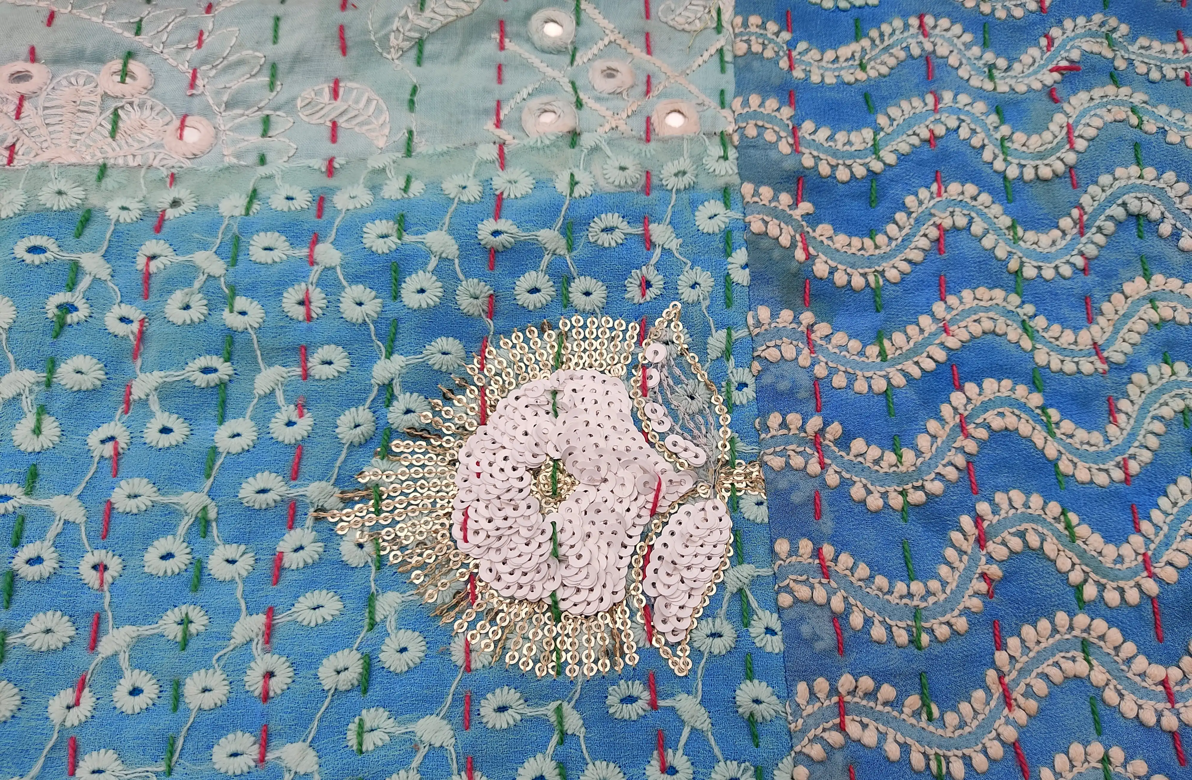 Boho Khambadiya Wholesale Lot Of Vintage Cotton Saree Patchwork Kantha Quilt Handmade Throw Reversible Blanket