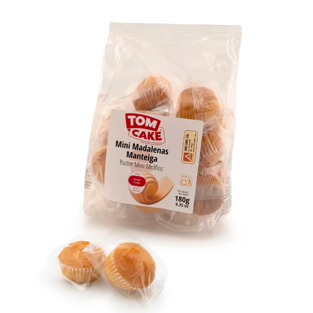 Delicious TOM CAKE Butter Mini Madeleines 180g