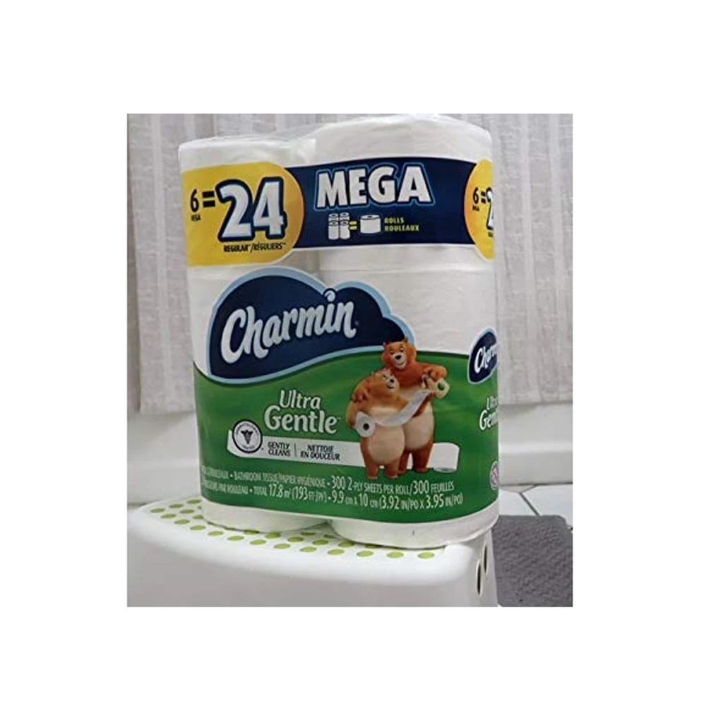 Charmin-Ультра нежная туалетная бумага 36 Мега рулонов = 144 обычных