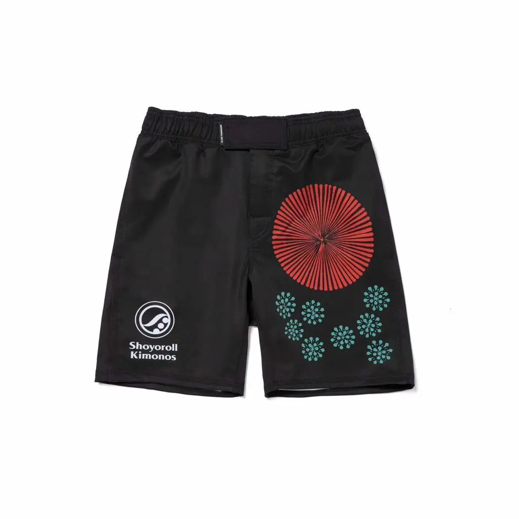 Wholesale Plain MMA Fight Shorts Custom Logo Kick Boxing Muay Thai Shorts in Pink Purple Black Red White Light XXL Cotton Black