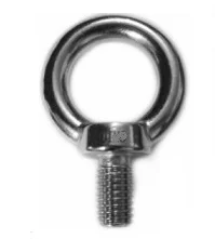 Customizable Eye Bolts Carbon and Stainless Steel 5/8 Thread Size Available in 1/4 and 1/2 Lengths with Plain Zinc Finishes