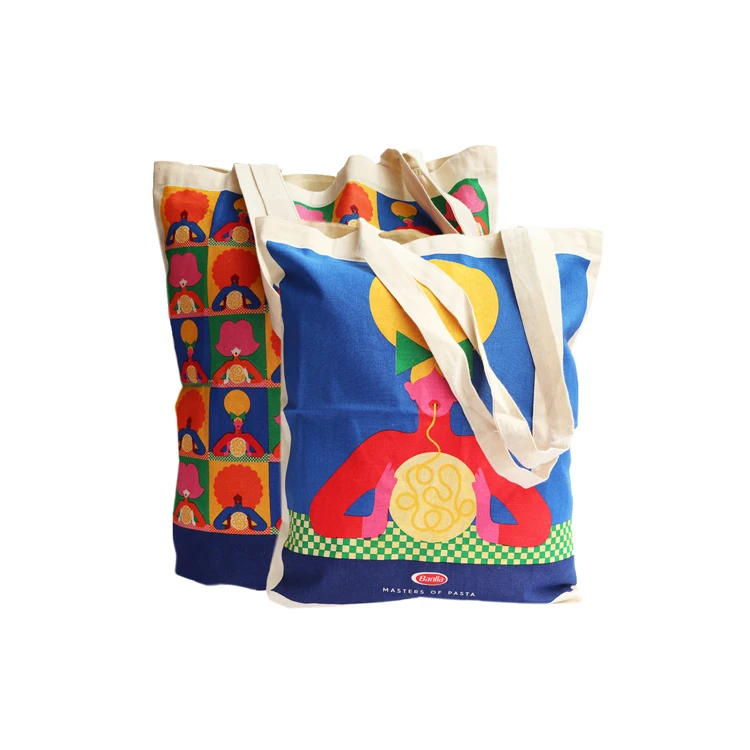 Factory Wholesale Supply Widely Demand on Top Quality Custom Color Recycled 100% Carded Cotton Shopping Bags