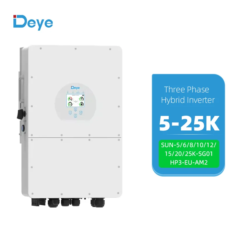 Роттердам склад Deye Гибридный солнечный инвертор 8 кВт 10 12 3 фазы ЕС SUN-12K-SG04LP3-EU Wi-Fi гибридный