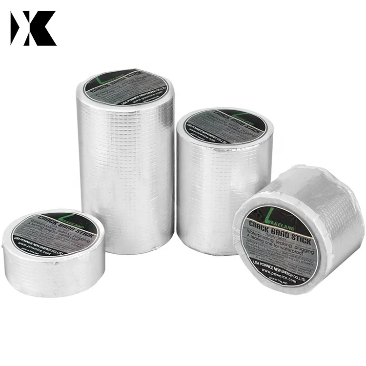 Butyl Rubber Waterproof Tape  Mastic  Aluminum Foil Butyl Rubber  Adhesive Tape