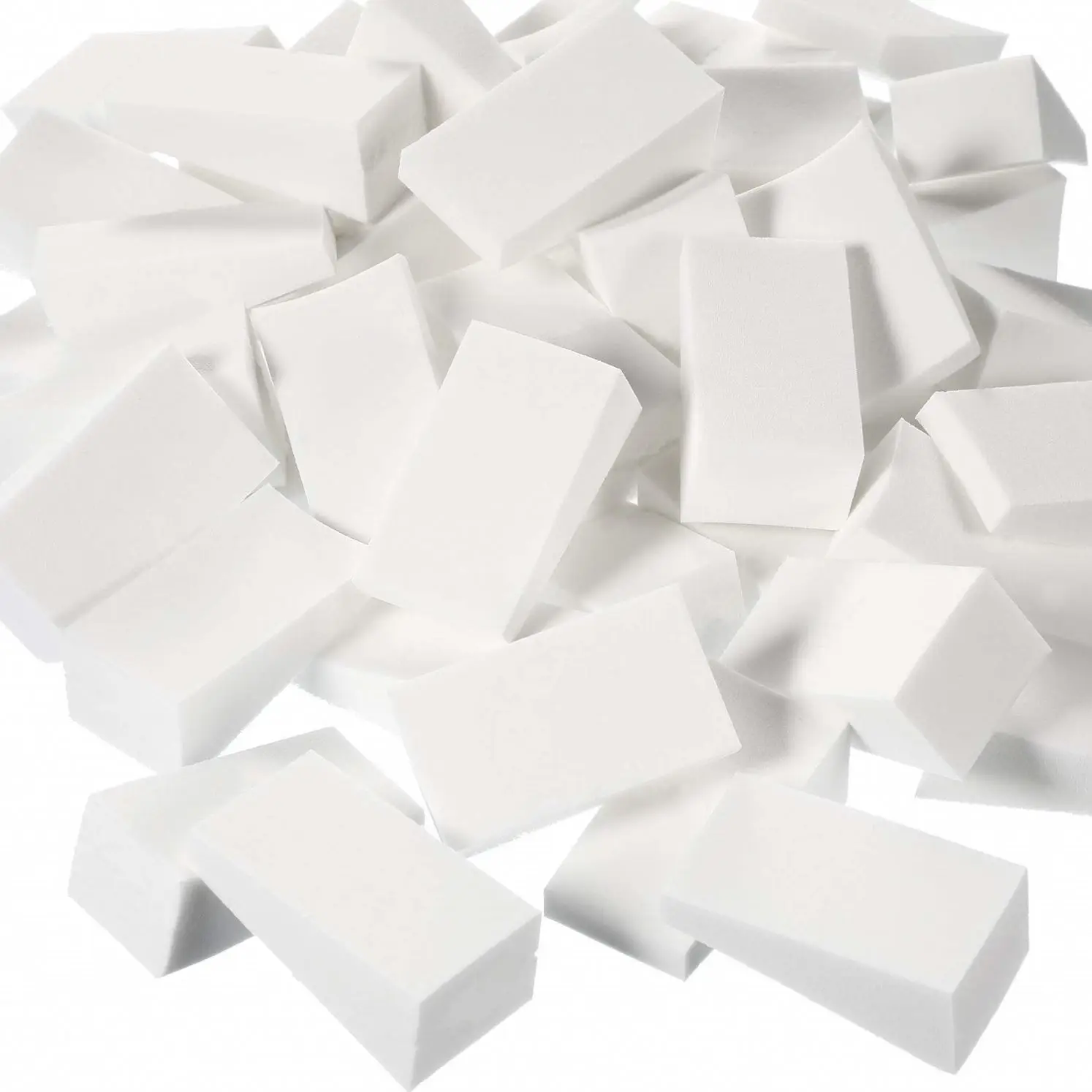 Triangle Cosmetic Sponges Non-Latex Makeup Foam Wedges Foundation Beauty Tools White