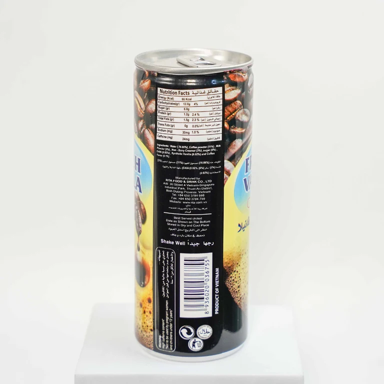 Supplier Vietnam French Vanilla Coffee Drink Lacstose Free OEM Private Label coffee robusta vs arabica coffe drink factory price