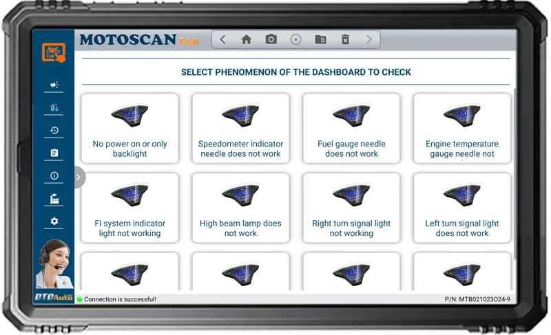BEST SELLING MOTOSCAN TAB MOTORCYCLES DIAGNOSTIC DEVICE & SUPPORT VIRTUAL ASSISTANT VOICE FOR 9 LANGUAGES