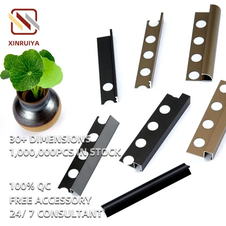 Kitchen Countertop Aluminum Backsplash Finishing Metal Corner Edge Tile Trim Edging Strip For Tile Backsplash Around Window Trim