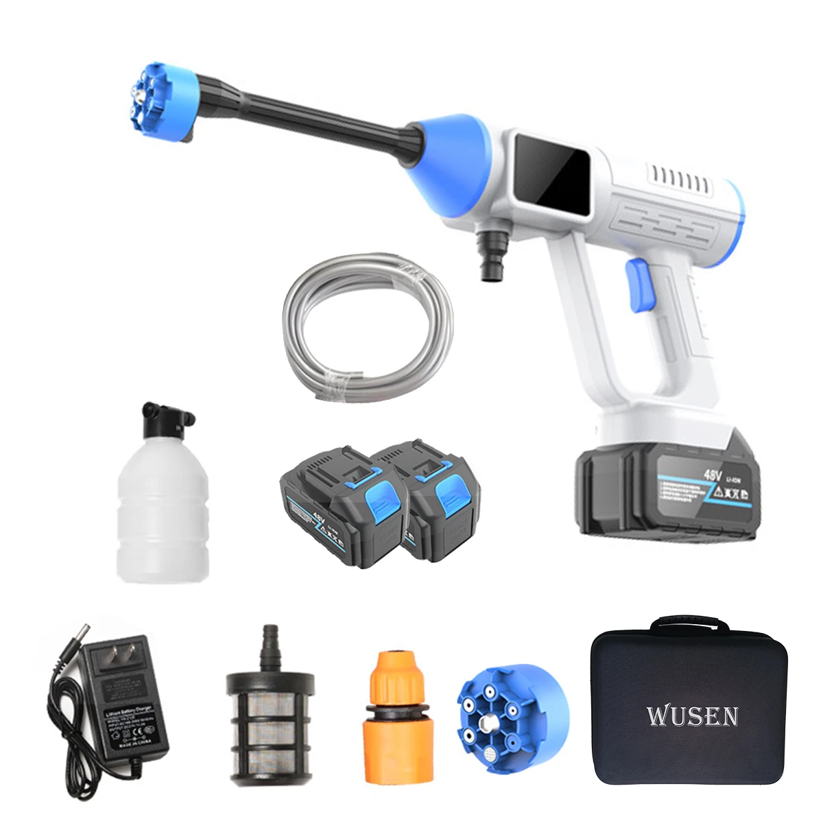 Wholesale Cordless Water Pressure High Quality Car Washer Cleaner Cleaning Tool Electric Sprayer Angle Adjustable 30Bar 50Bar