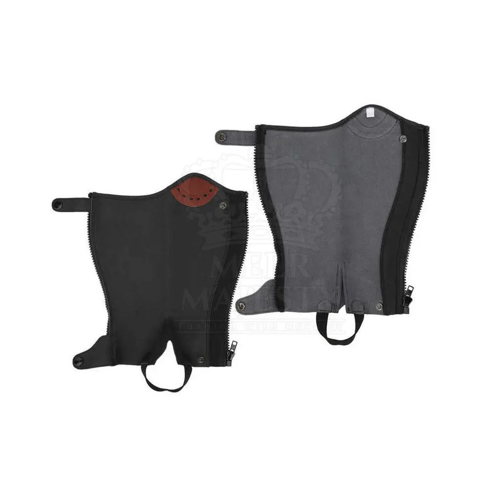 Custom Made Adults Perfect Choice Different Designs Mini Chaps Horse Riding Leather Half Chaps