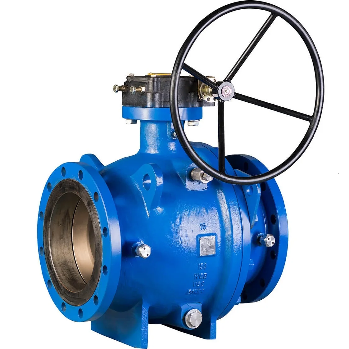 Double eccentric hemispherical valve C type ball trunnion mounted  Ball Valve
