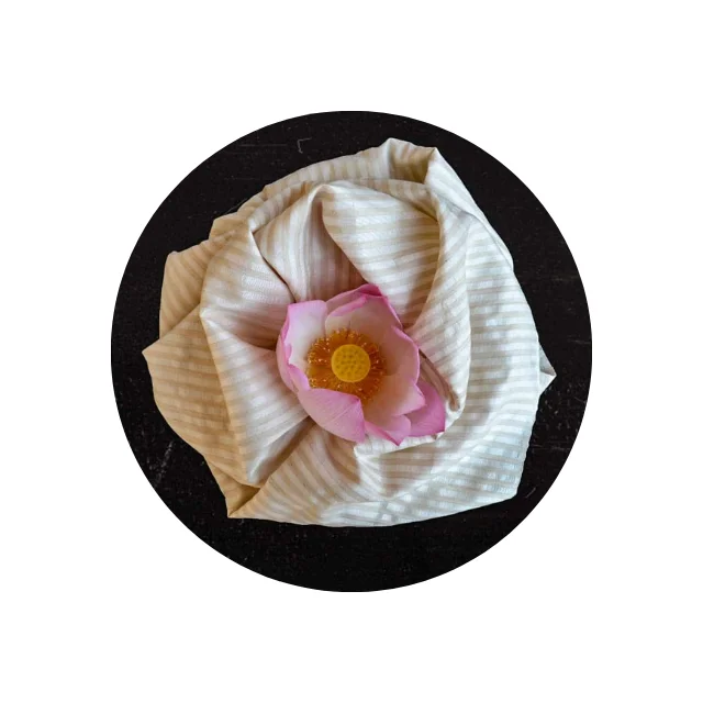 LOTUS FIBERS NATURAL LOTUS SILK PACKING IN ROLL  FROM BLUE LOTUS VIETNAM