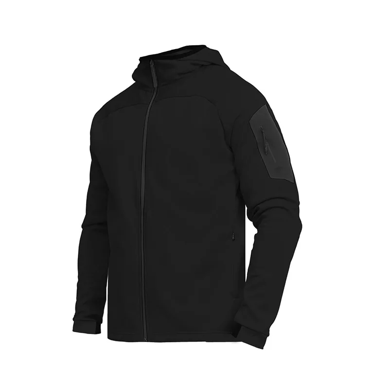 Latest 90% polyester 10% spandex jog hoodie leisure plus size mens zippers sports wear jacket man