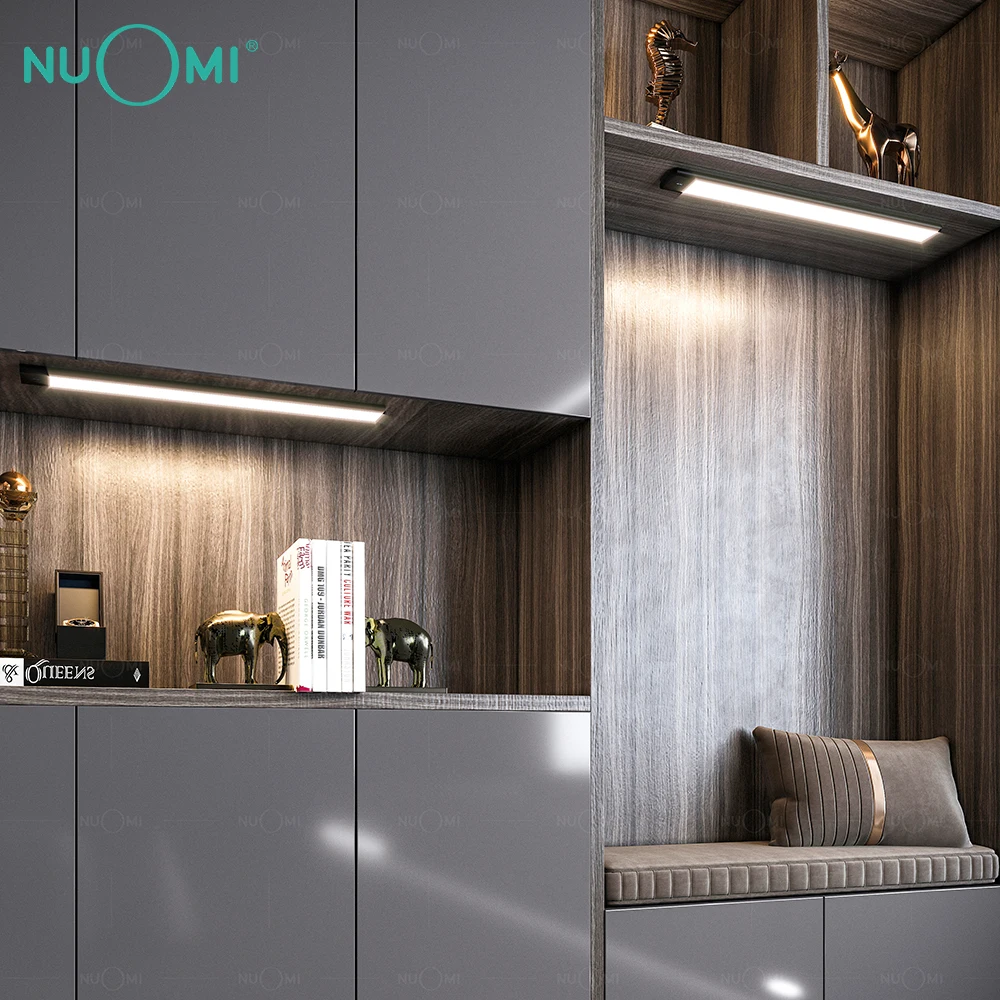 NUOMI Smart Wireless or wired Hand Sweep Sensor  High Quality Highclass Grey LED Light