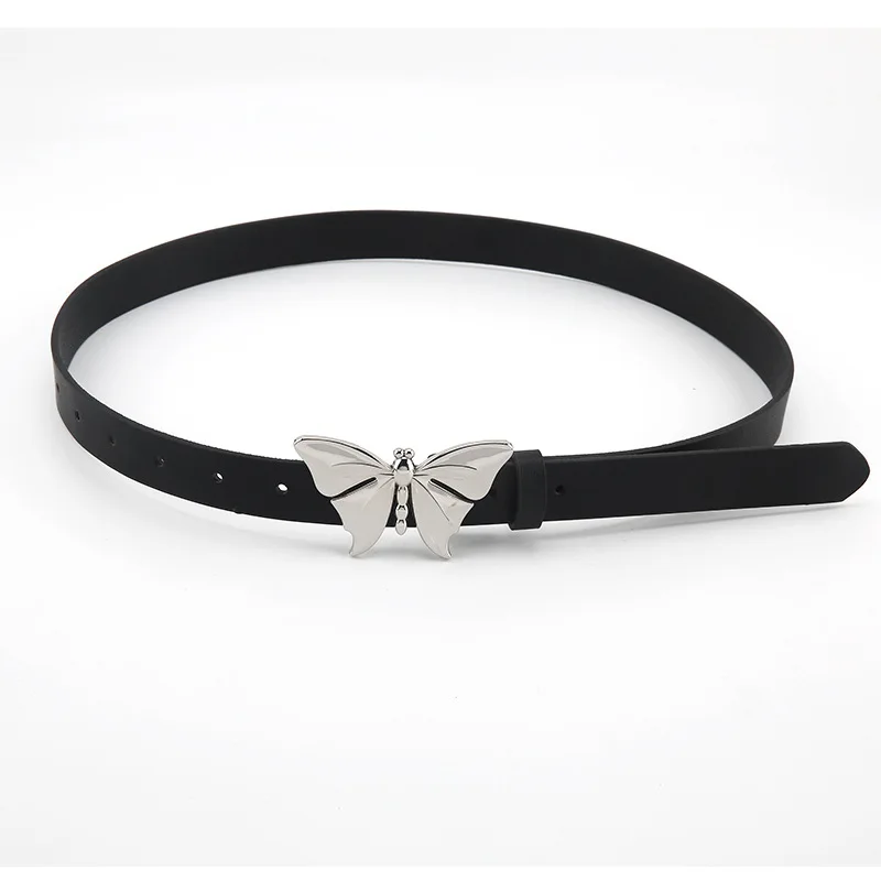 Y2K Subculture Metal Butterfly Belt