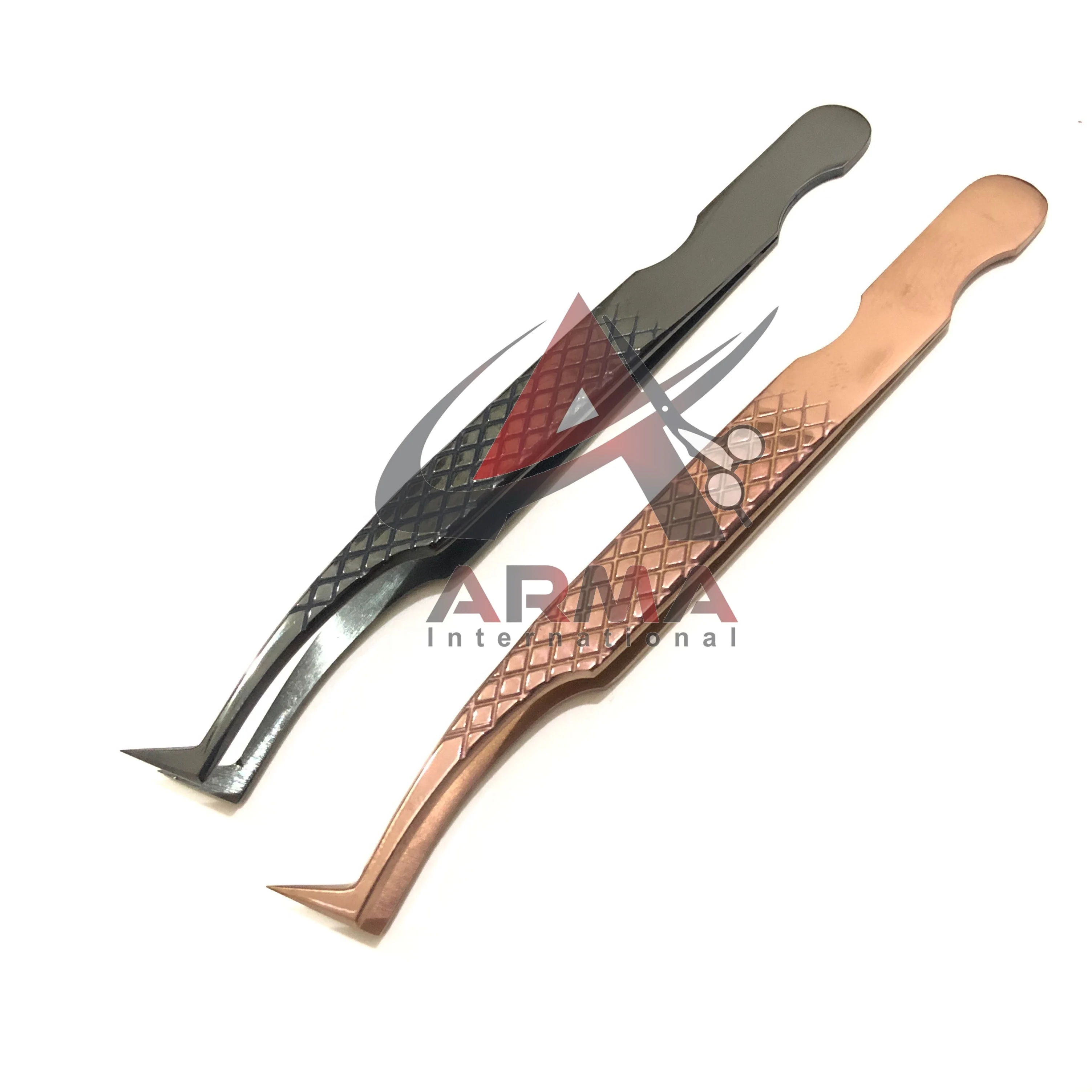 Hot Selling Tweezers For Eyelash Extension Sustainable Stainless Steel Private Label Boot Volume Lash Tweezers