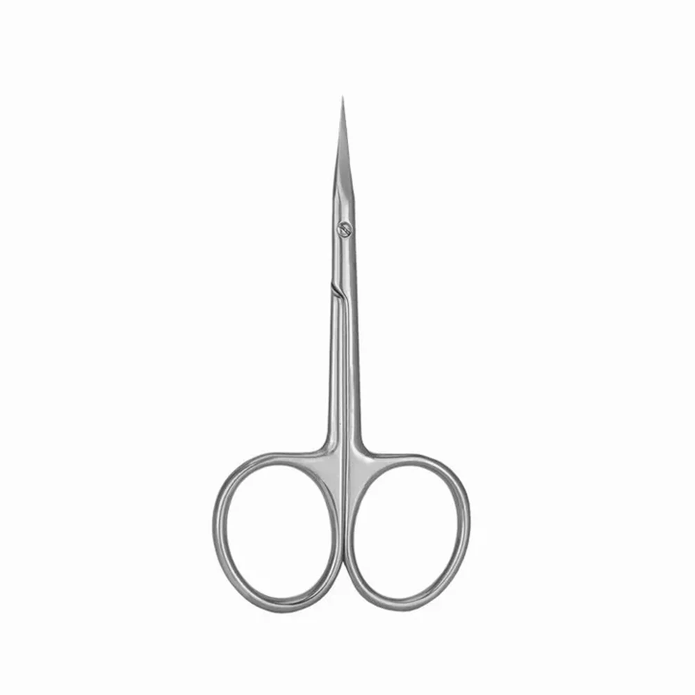 Wholesale Cuticle Nail Cutting Scissors Extra Fine Pointed Sharp Blades Curved Finish Polish Small Cuticle Shears 3.5 Inches