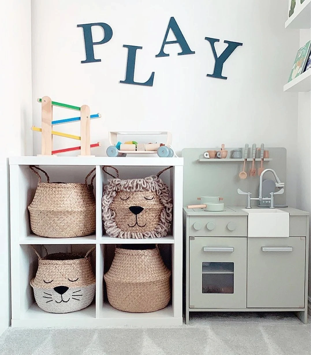 Hot Sale Cheap Straw Wicker Natural Handwoven Colorful Cute Animals Wholesales Round Shape Belly Seagrass Basket Storage