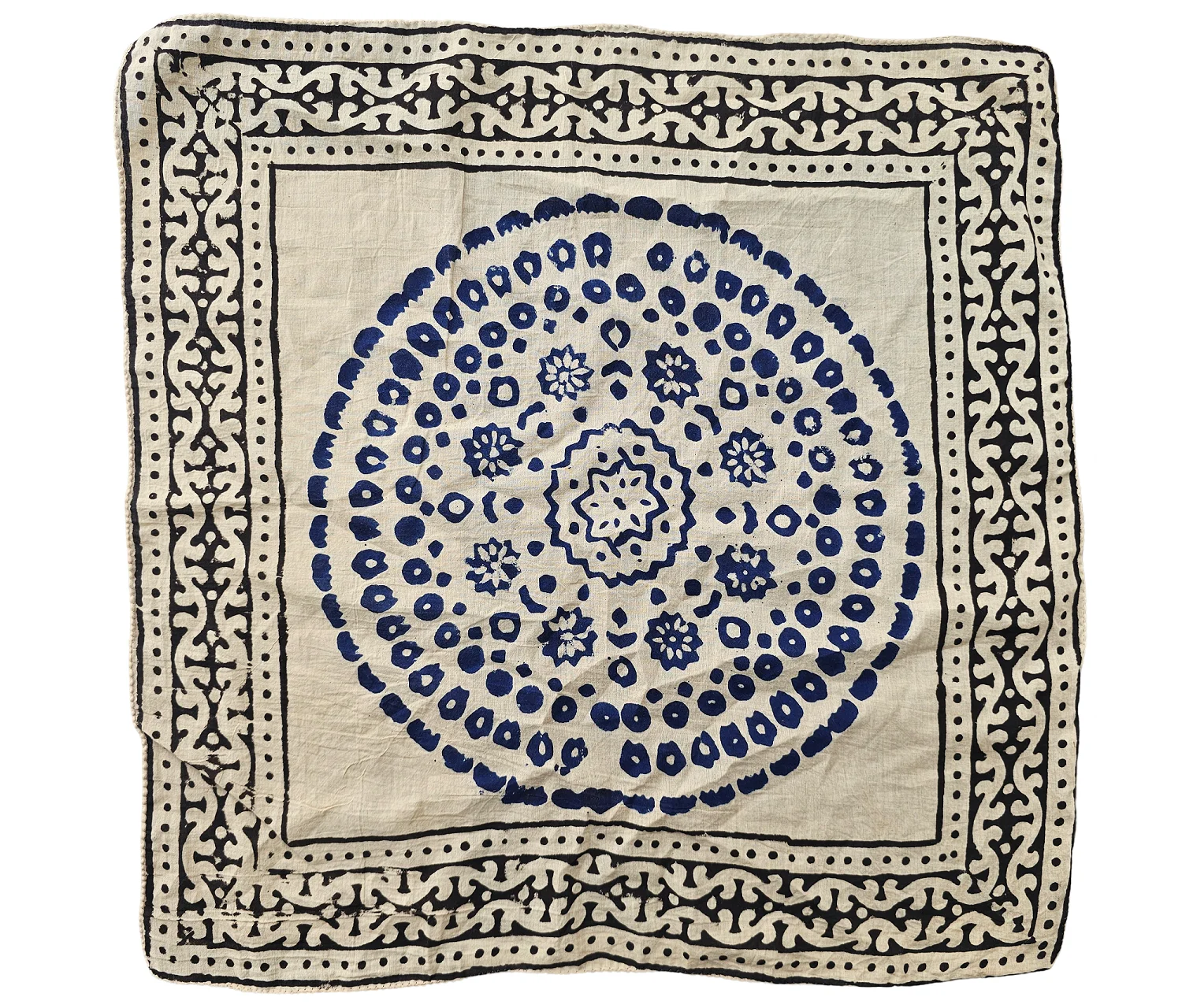 Bandana Head Scarf for Women Cotton Linen Feel Vintage Paisley Pattern Square Scarf Neck Scarf Hair for Women