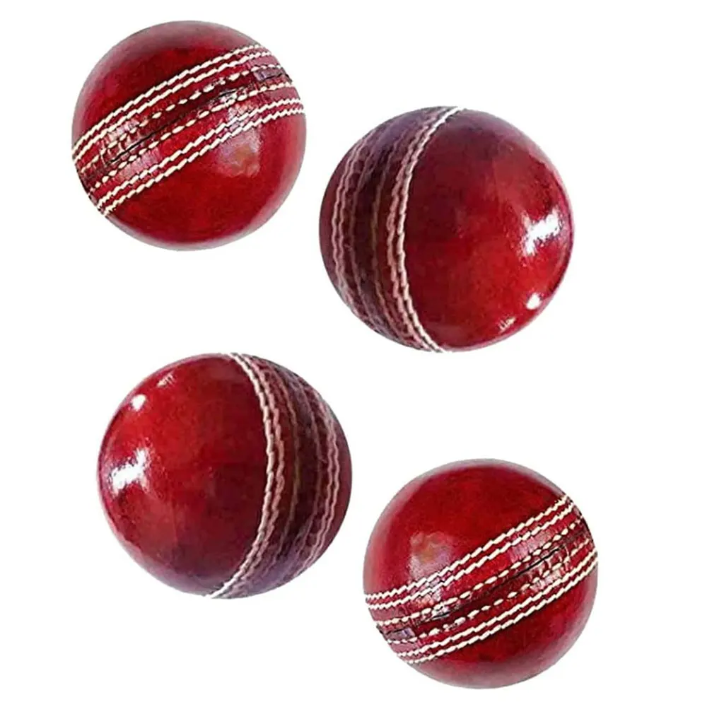 Sporting Goods Super Wholesale Red Cricket Leather Ball