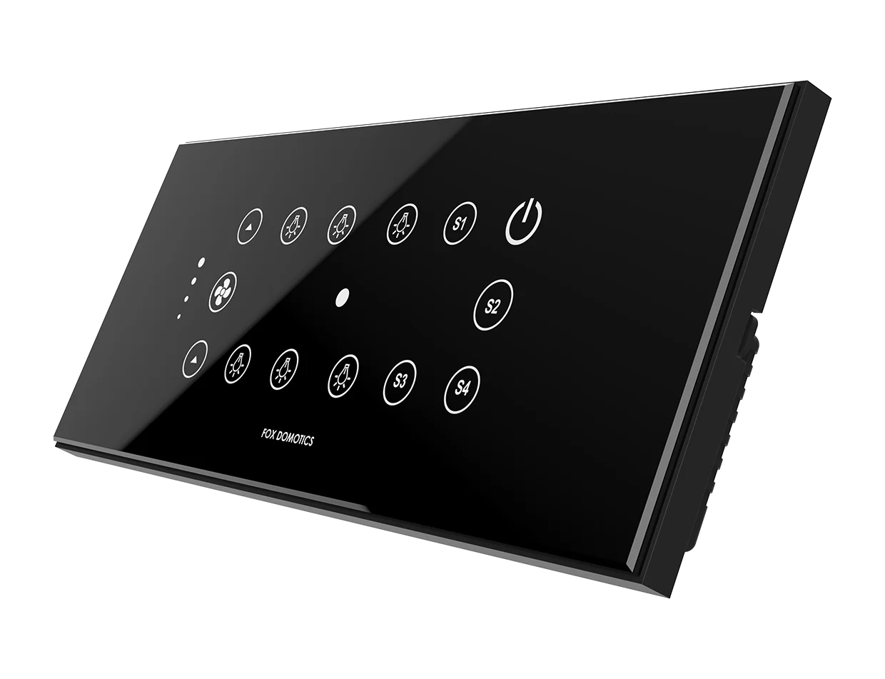 Home Automation Smart Touch Screen Switch Tuya single phase wifi smart switch Tuya smart life universal capacitive touch switch