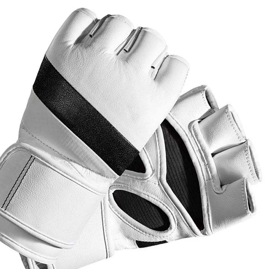 OEM Service Men MMA PU Gloves Pakistan Made Material Leather Best Price Men Half Finger MMA Gloves