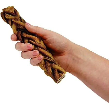 Premium Best Quality Of Naturals Mini Braided Bully Stick Dog Chew Treat