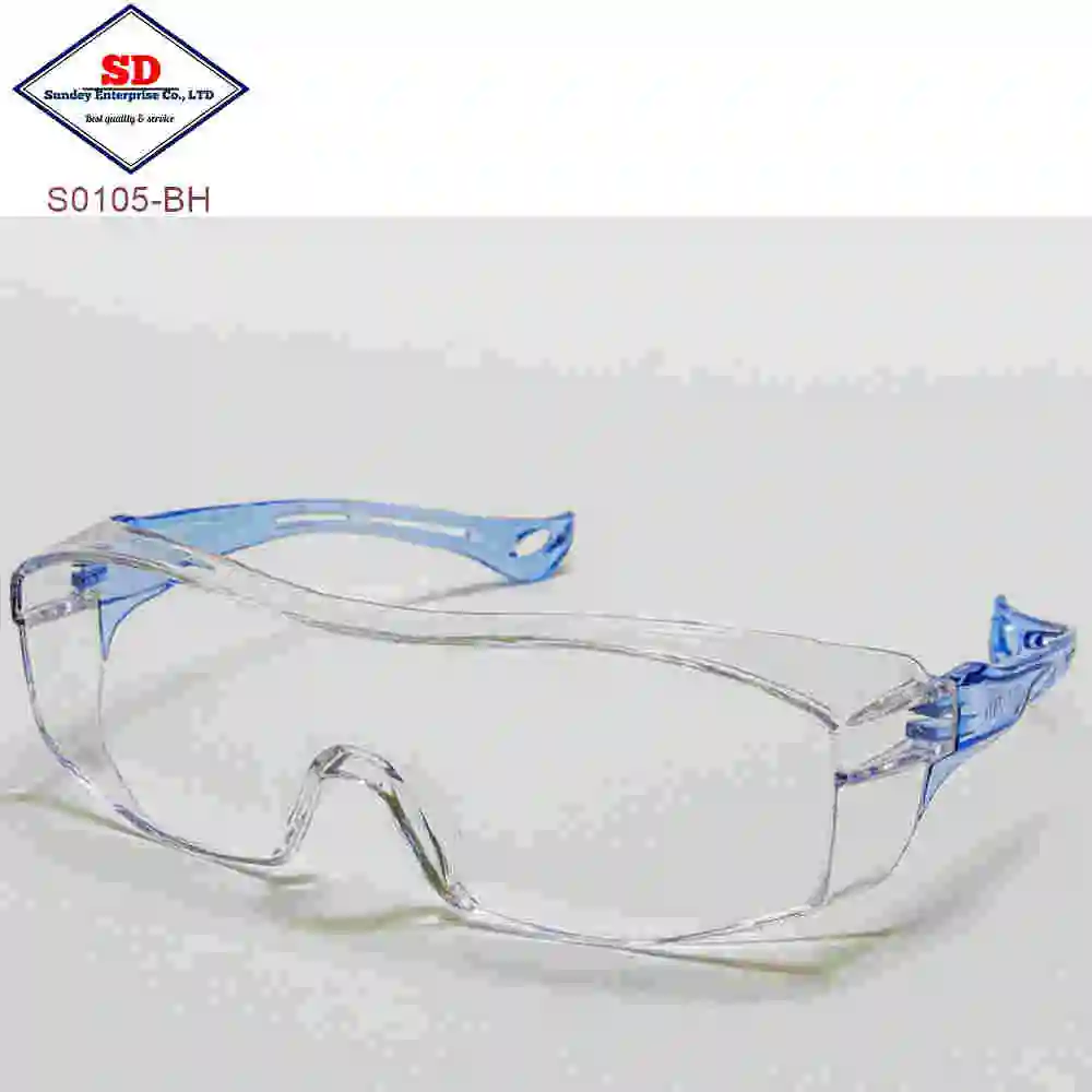 ANSI Z87.1 Standard Safety Spectacle Glasses Polycarbonate Anti-Fog Lens for Construction PC Frame