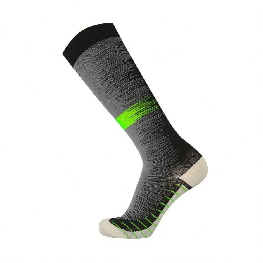 Spandex 20-30mmHg Women Men Casual Knee High Work Traveling Compression self-heating, thermal Socks For Men