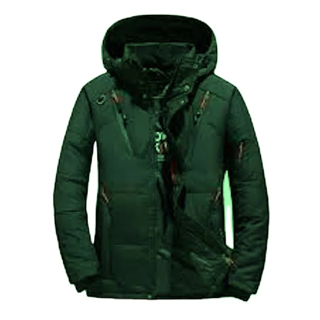 Product Name: Winter Thickened Sports Padded Cotton Jacket Men Stand Collar Cardigan Outdoor Casual Warm Down Jacket