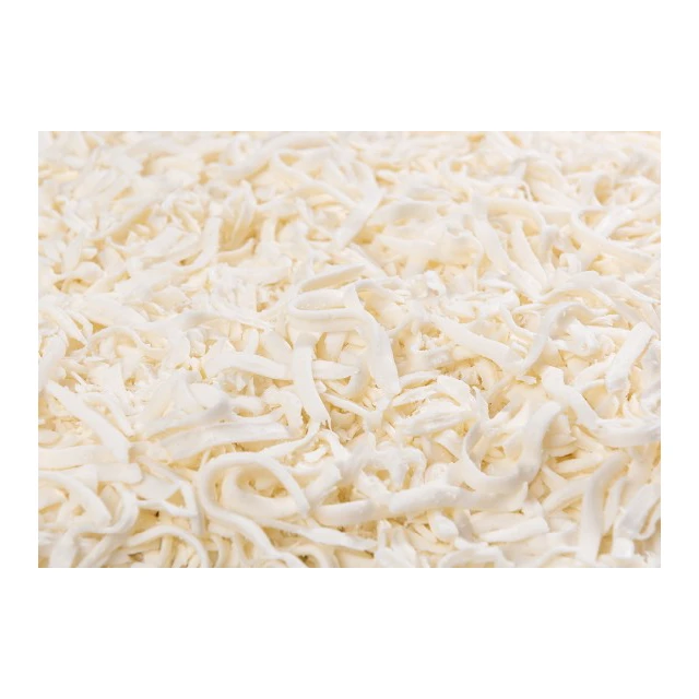 Top quality italian food dairy products 1 Kg frozen cow julienne mozzarella strech milk cheese for pizza