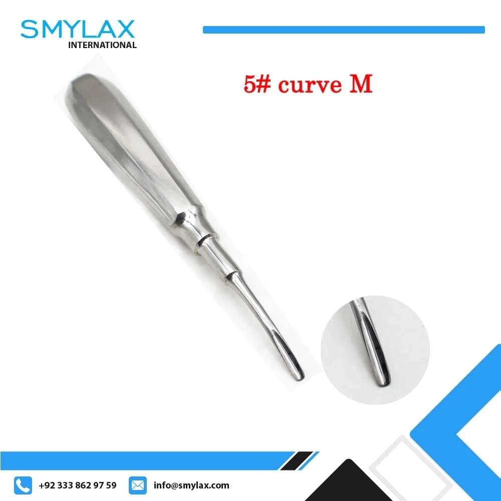 Dentist Tools Surgical Instrument Tooth extraction Tool Stainless Steel Straight Curved teeth Elevator Dental Lab Dentistry