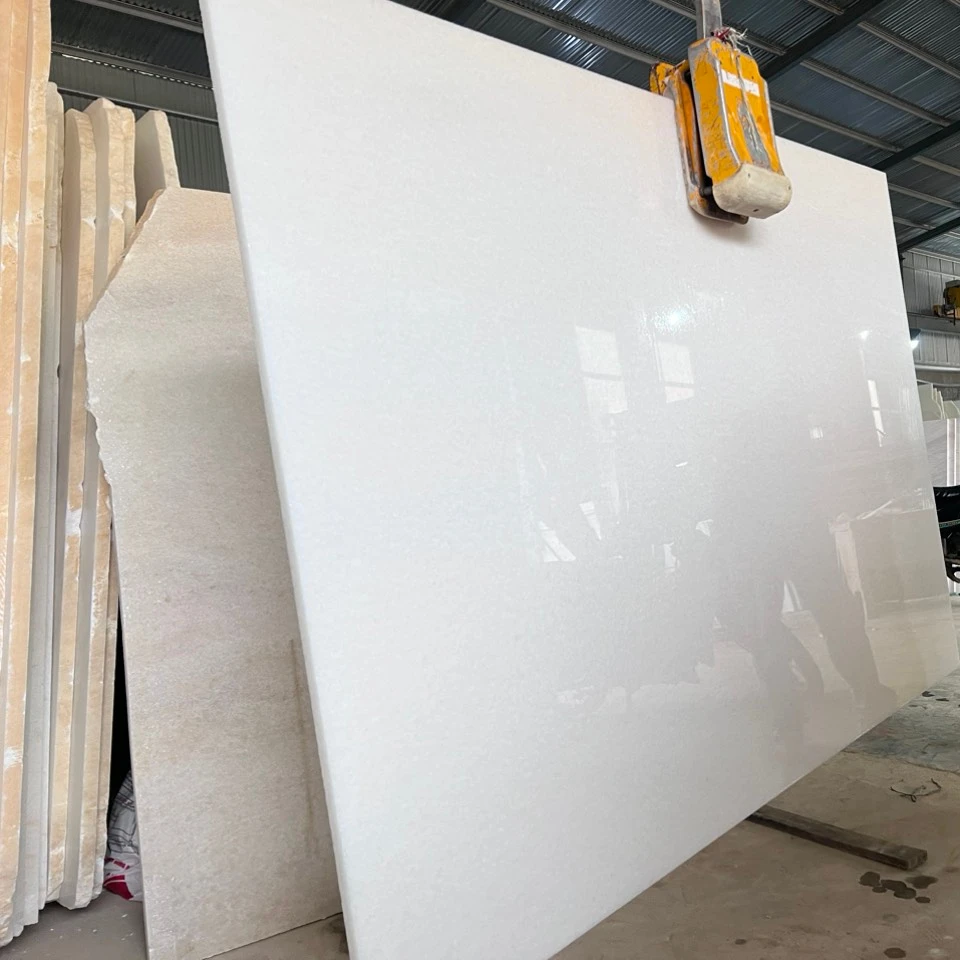 High Class Vietnamese White Stone Tile Slab and Cut-To-Size for Interior and Exterior Decoration with Price New13 Model
