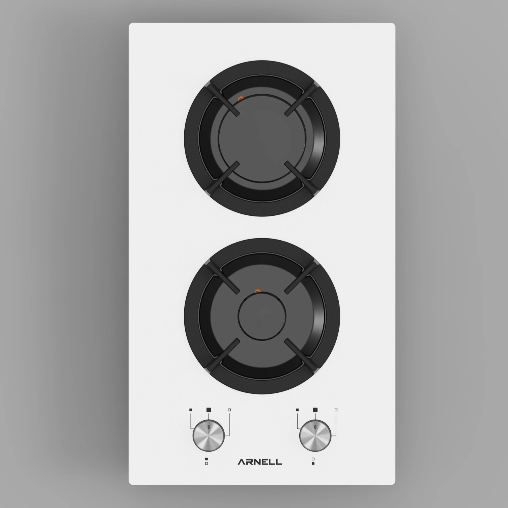 Domino 2 Burner Gas Stove 3 Years Tempered Glass Surface Free Spare Parts Electric/Battery Operated Outdoor Use Ceramic/Glass