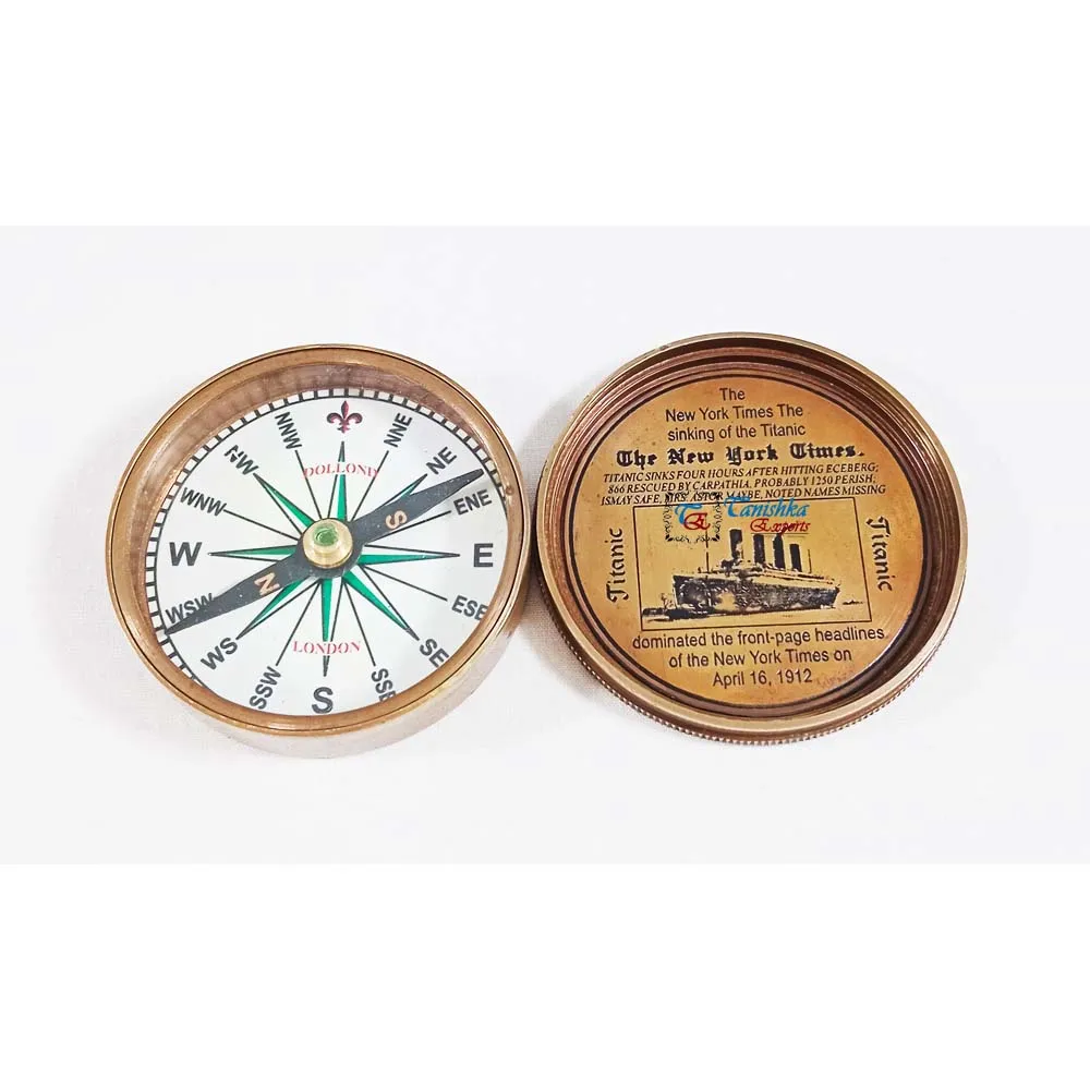 Collectible Marine Personalized Pocket Compass Baptism Gift Graduation Gift Christmas Gifts For Her/Him