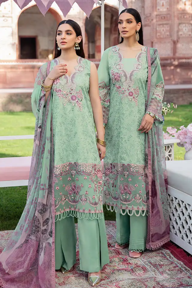 Original Designer Salwar kameez suit Dupatta Indian & Pakistani ladies women wear Elegance embroidered Lawn Women 3 Piece