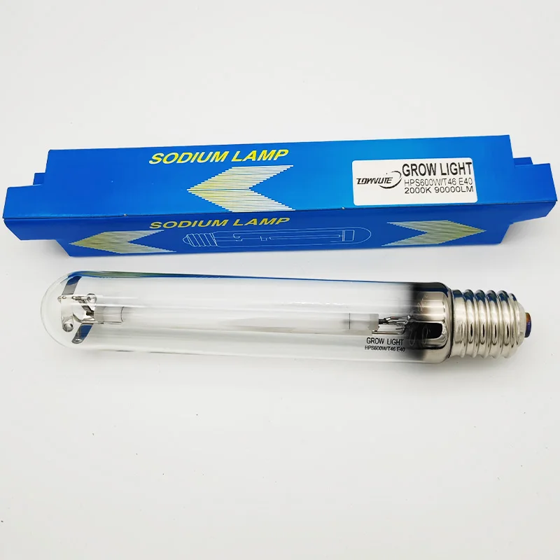 Long life high light flux promotes plant growth light HPS600W T46 E40 90000LM plant sodium lamp