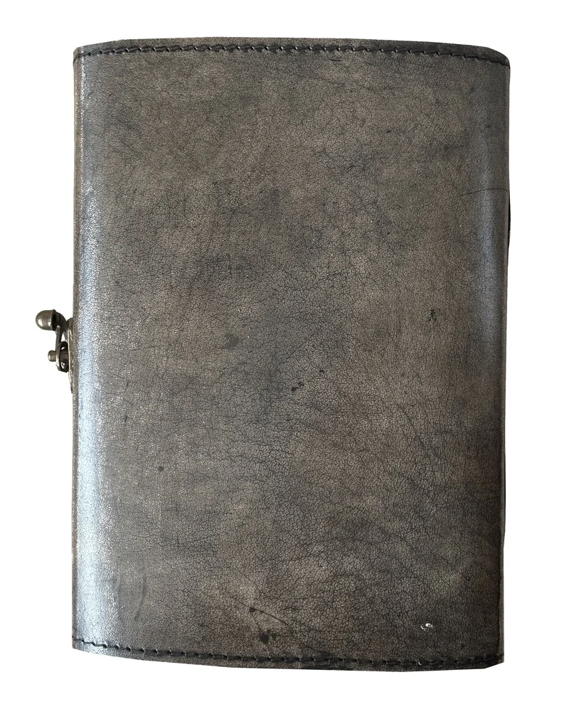 Sun Moon Stone Vintage Leather Handmade Embossed Diary Kraft Journal Notebook Manual Account Book Wholesale Gift Set deckle
