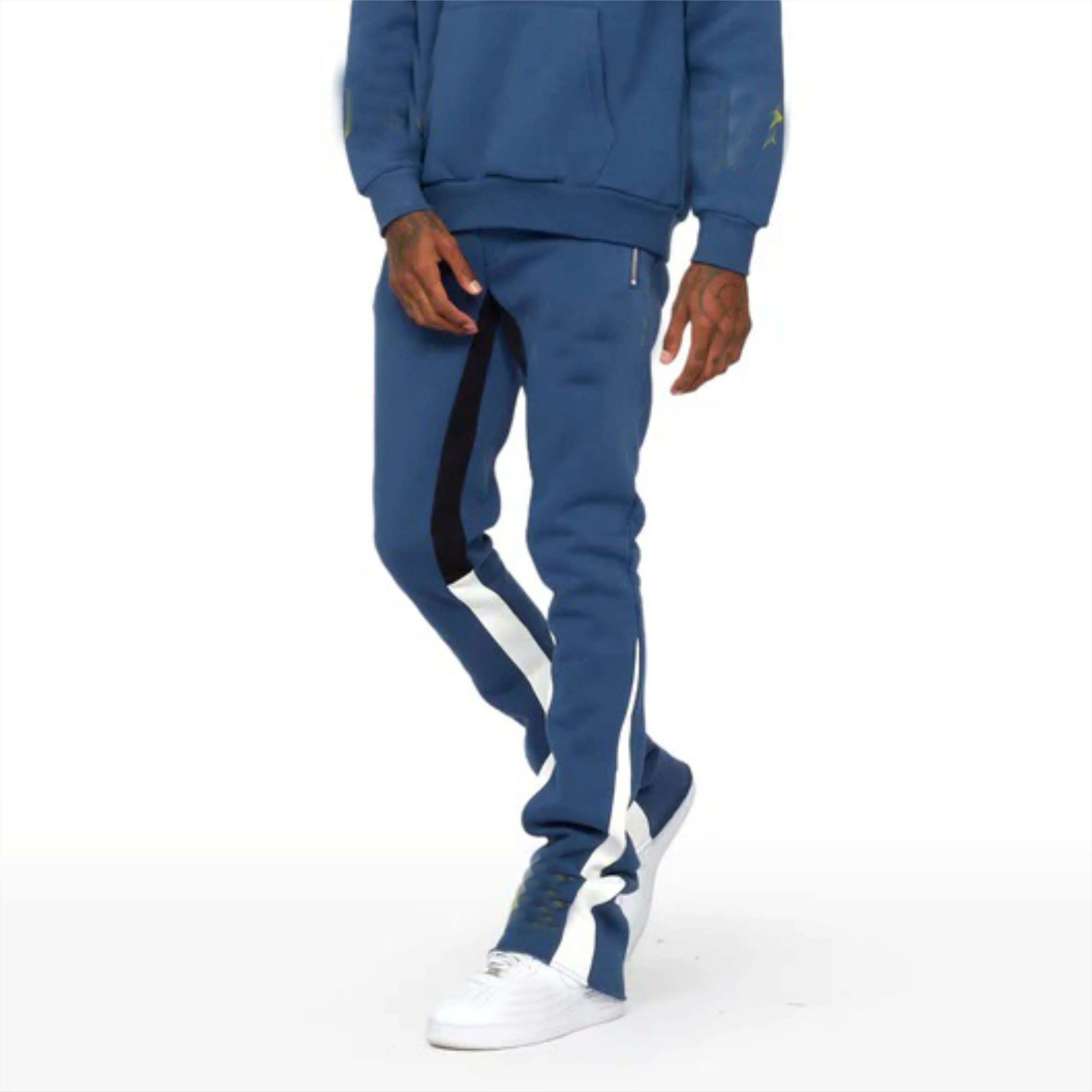 2024 fashion sport track suit 100%cotton tracksuit men sweat suits tracksuits for men hip hop breathable high quality wholesale