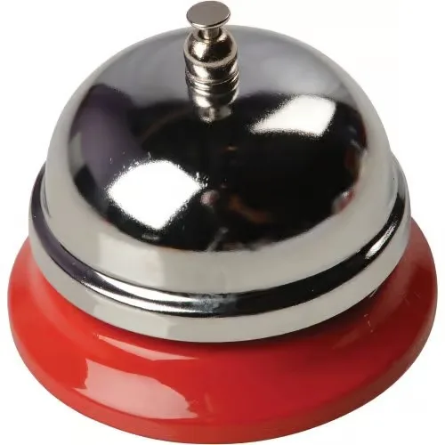 Factory price custom logo table bells for hotels/resturants/hospitals/schools/ reception