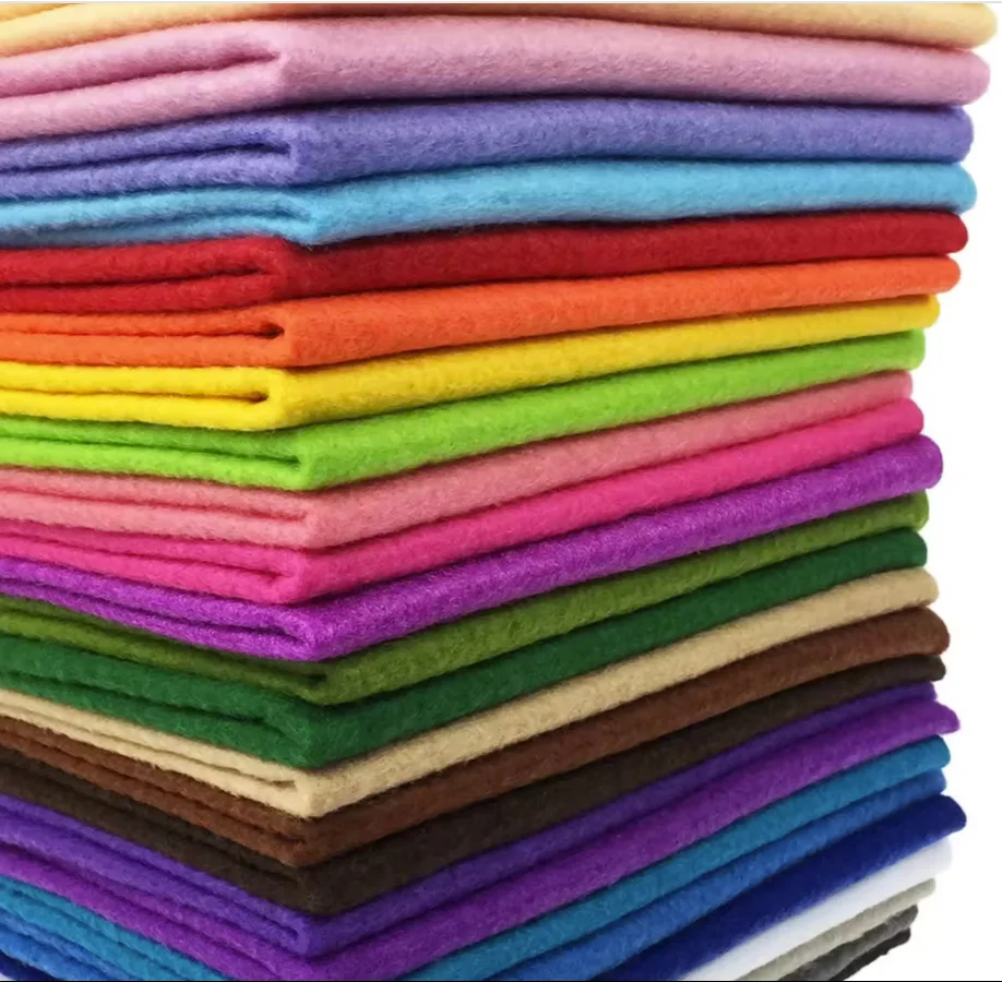 1mm - 20mm non-woven polyester tennis ball cricket ball felt fabric sports felt needle punch nonwoven fabric