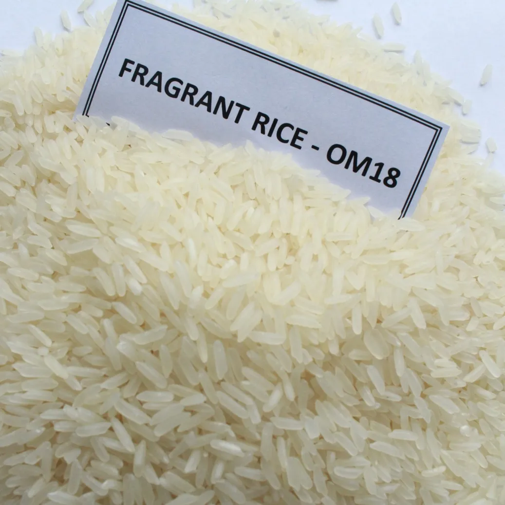 Высококачественный аромат с длинным зерном OM18/рис жасмин, белый ароматизированный рис из Вьетнама, оптовая продажа