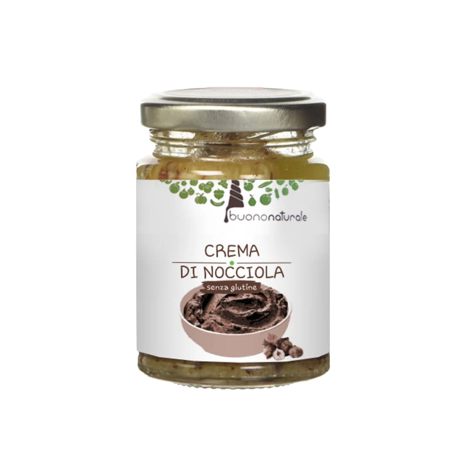 Hazelnut spread cream 90g Original Italian Sweet Cream for Filling Sweets or Spreading Over Bread Made from Sicilian Dried Fruit