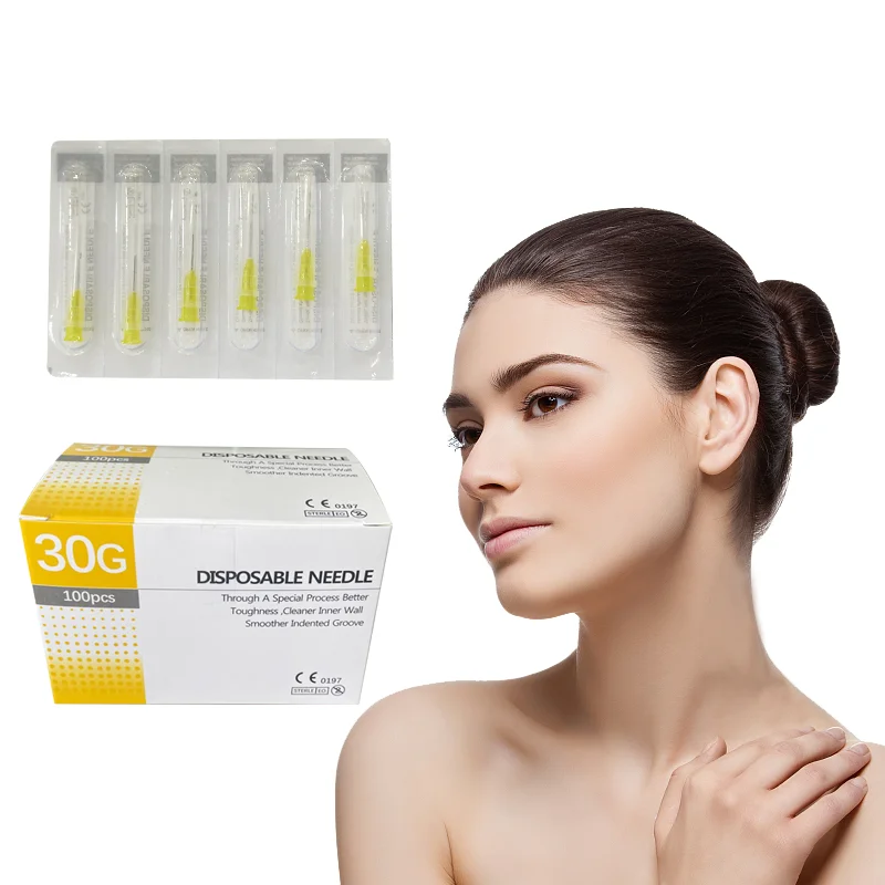 Disposable medical facial injection 30g 4mm meso needle best mesotherapy needles for meso therapy