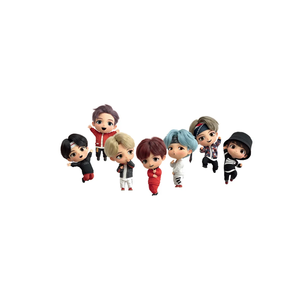 BTS Tiny Tan Monitor Figure (MIC Drop) Each character has different expressions and poses Made In Korea Best Selling