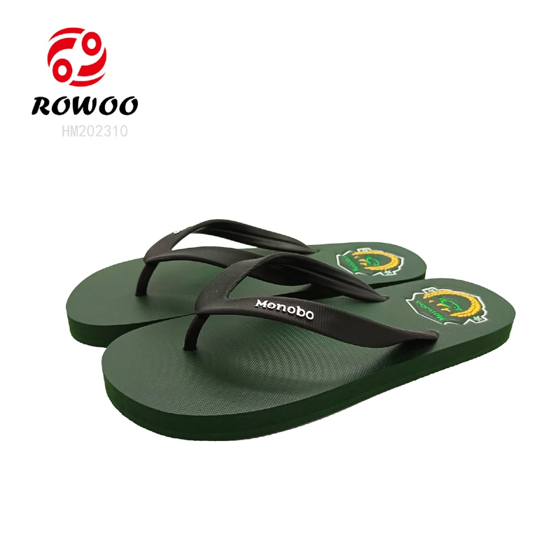 Custom made B2B PVC strap EVA summer beach flip flop slippers light weight cheap  indoor slipper shoes for men